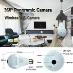 LED Light 1080P Wireless Panoramic Home Security